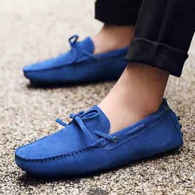 Suède Loafers met Antislipzool