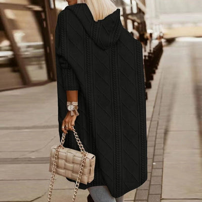 Lauren | Lange Gebreide Look Cardigan